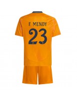 Real Madrid Ferland Mendy #23 Venkovní dres pro děti 2024-25 Krátký Rukáv (+ trenýrky)